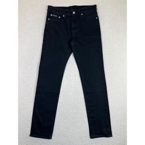 Calvin Klein Jeans Mens 30x32 Black Slim Stretch Low Rise Denim